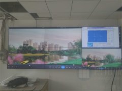 鼎湖区水务局55寸液晶拼接屏正式投入使用